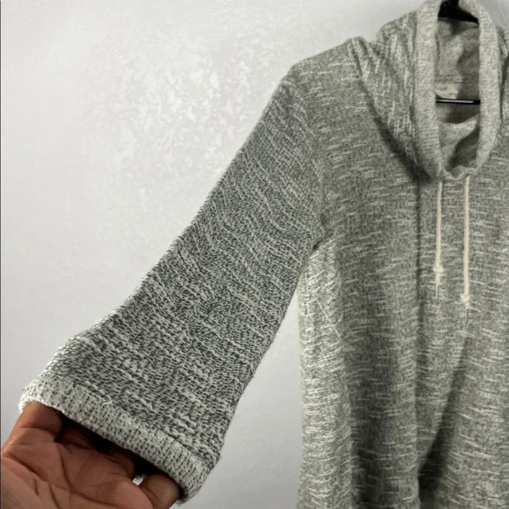 Style & Co. Women's Heathered Gray Cowl Neck Sweater Sz S Long Sleeve Winter